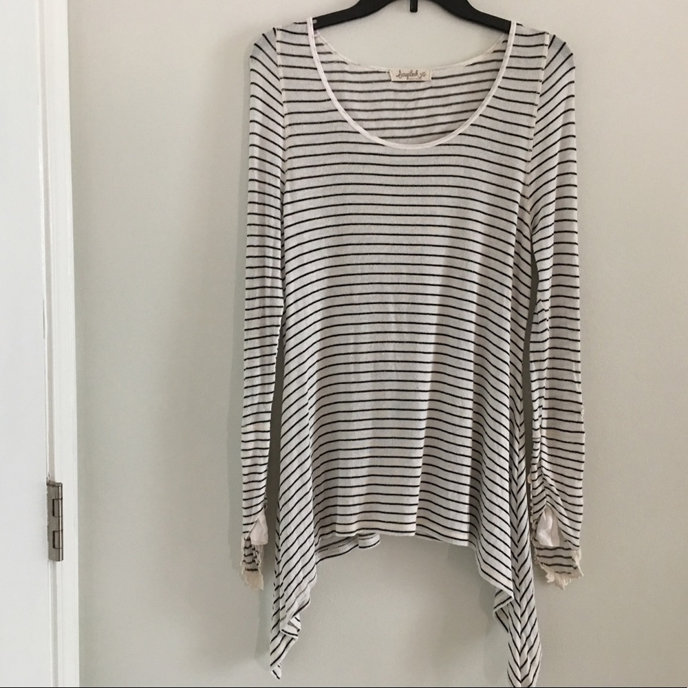 Scrapbook Striped Long Sleeve Thermal Size S